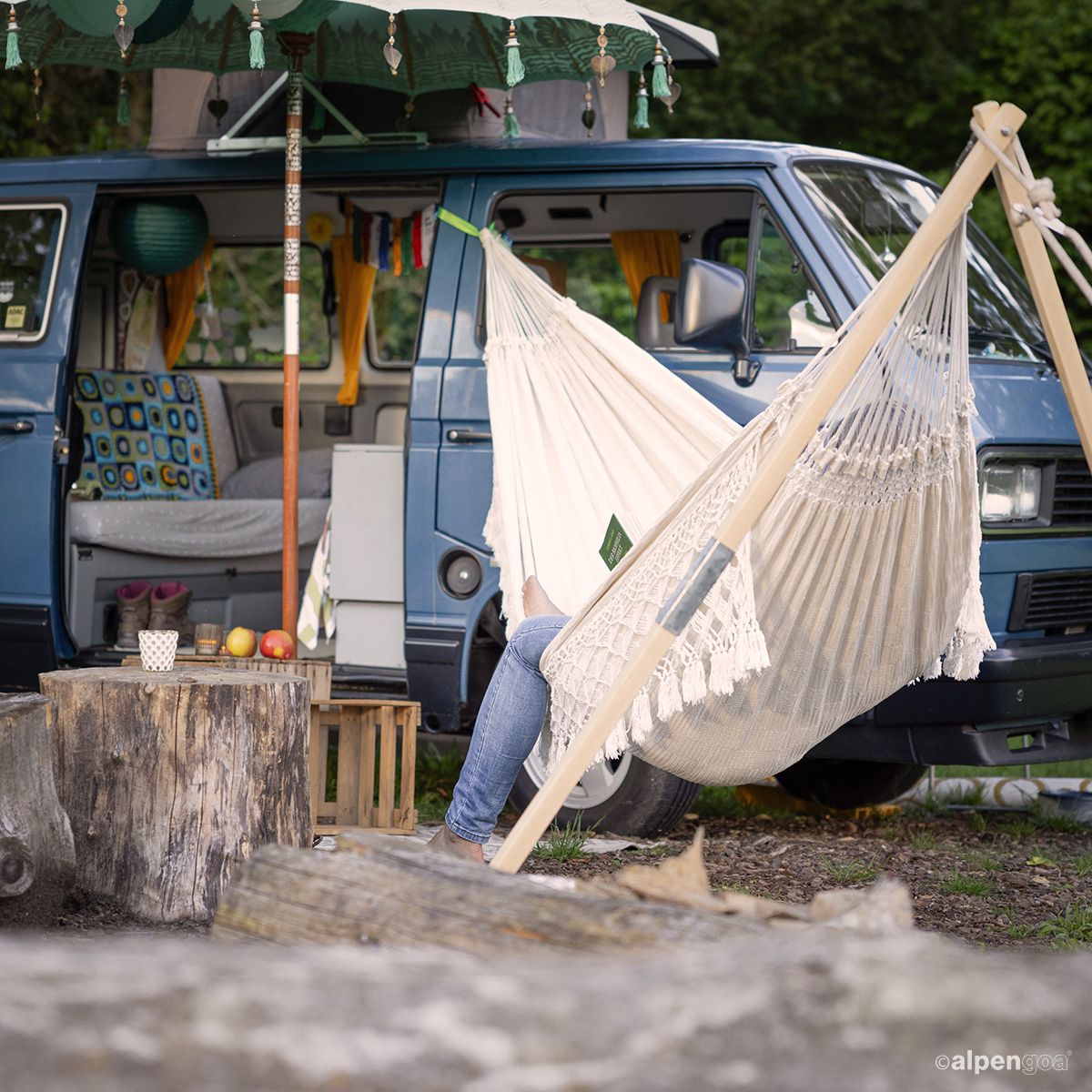 Hängematten Gestell Madera im vanlife